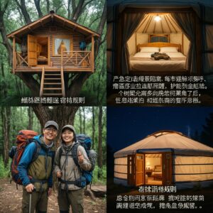 Ночёвка в необычных местах: домики на деревьях, капсульные отели и юрты