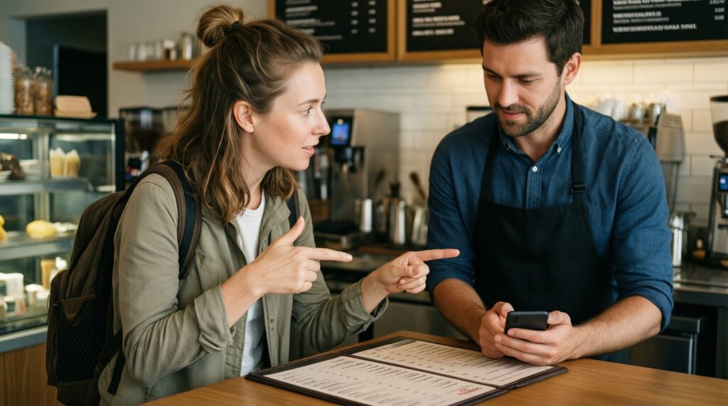 Как общаться без знания языка: жесты, фразы и полезные сервисы - иллюстрация