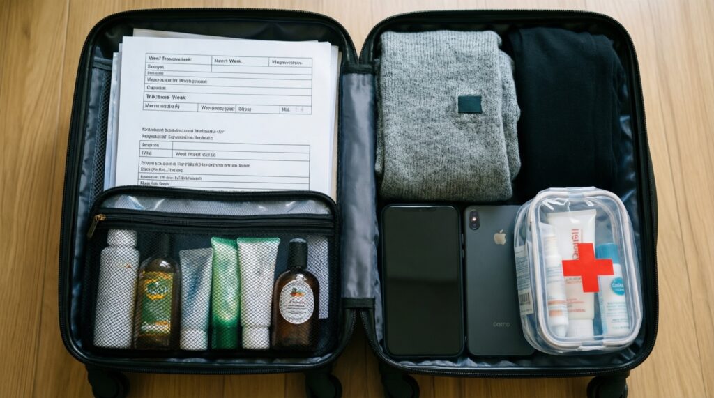 Как собрать ручную кладь на неделю и ничего не забыть - иллюстрация