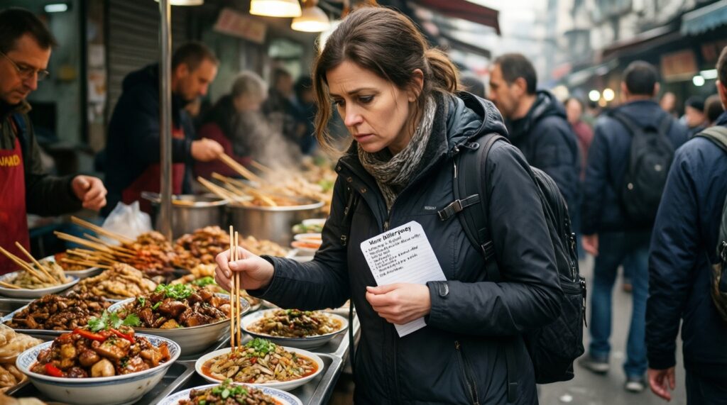 Еда в путешествии: как пробовать местное безопасно и вкусно - иллюстрация