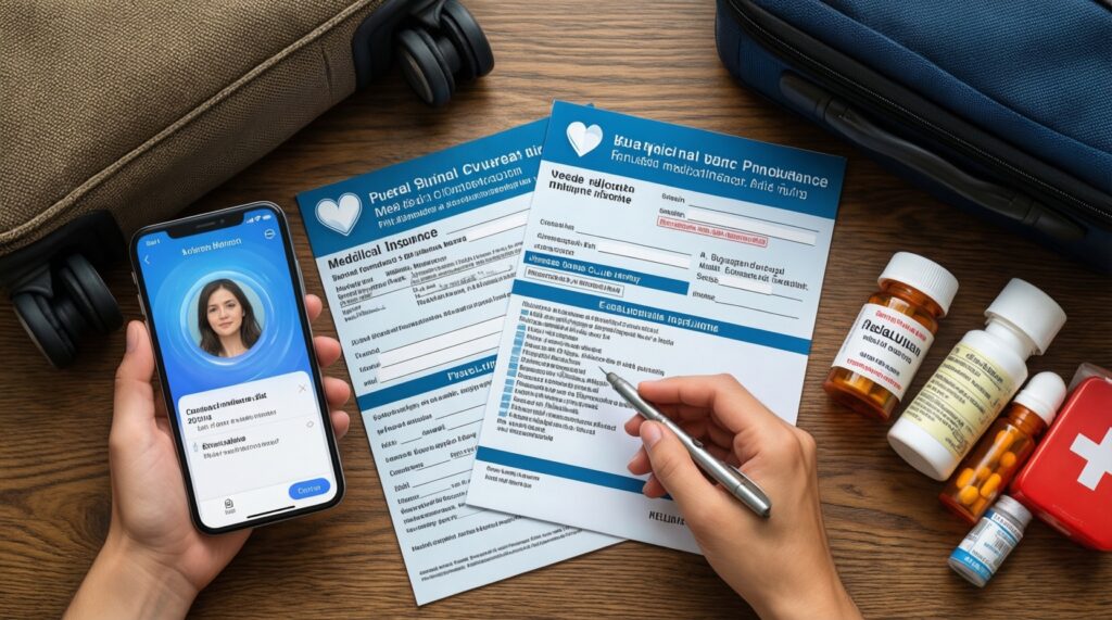 Чек-лист безопасности в путешествии: документы, деньги, связь, здоровье - иллюстрация