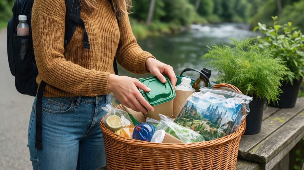 Как путешествовать экологично: привычки, которые снижают след - иллюстрация