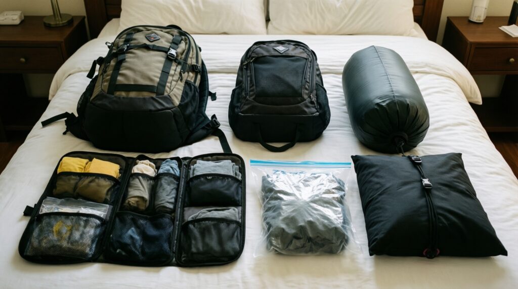 Как собрать идеальный рюкзак в поездку на 7/14/30 дней - иллюстрация