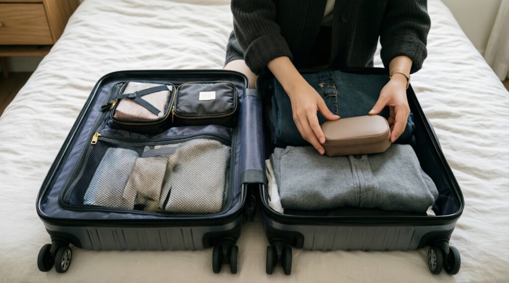 Путешествия с ручной кладью: как уложиться в один рюкзак и ничего не забыть - иллюстрация