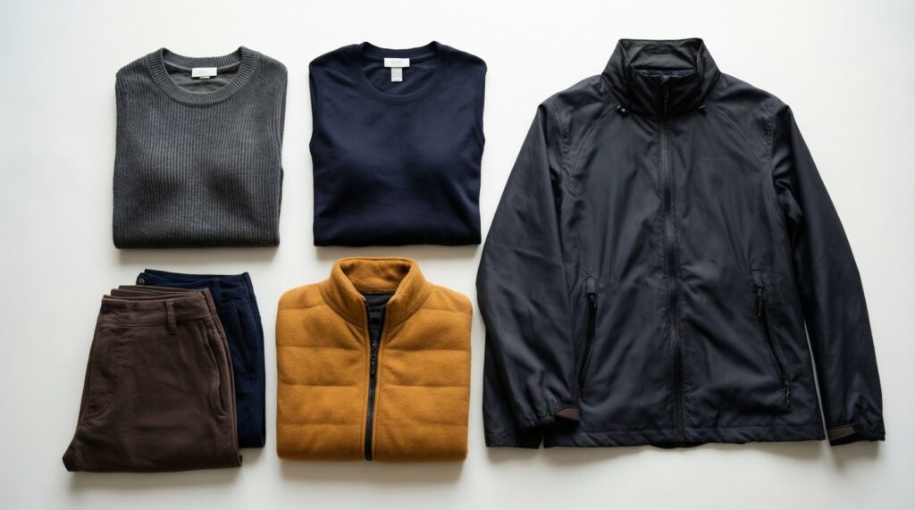 Как собрать капсульный гардероб для путешествий в любую погоду - иллюстрация