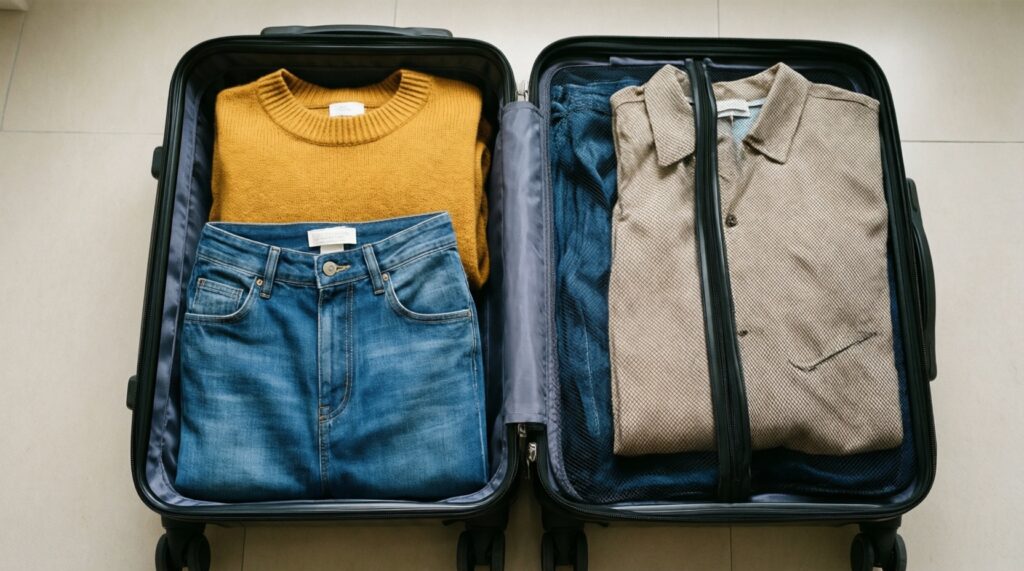 Как собрать капсульный гардероб в ручную кладь на 7-10 дней - иллюстрация