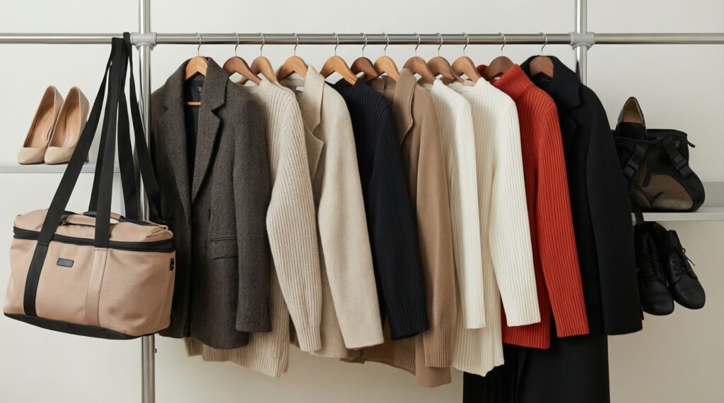 Как собрать капсульный гардероб в ручную кладь на 7-10 дней - иллюстрация