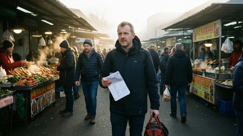 Еда как маршрут: гастрономические путешествия по регионам и рынкам - иллюстрация